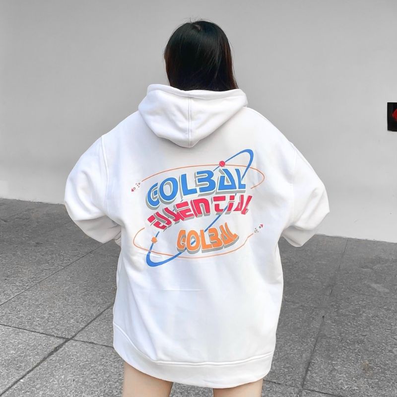 Áo khoác hoodie form rộng phối dây kéo GLOBAL ulzzang ( ảnh thật )