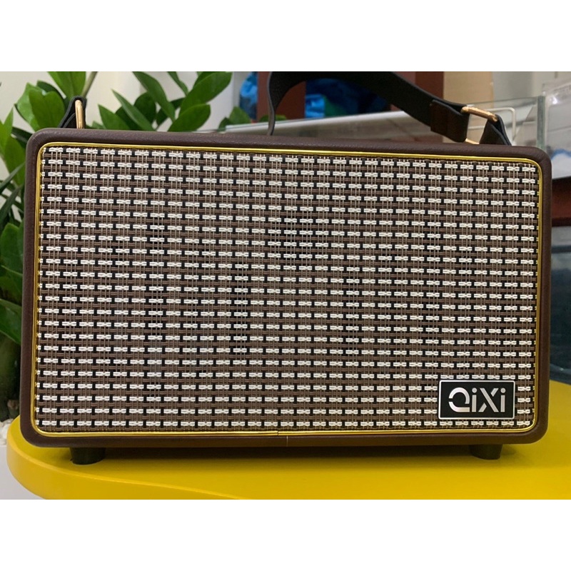 Loa Bluetooth Qixi SK-2025 Âm Thanh Siêu Đỉnh Tích Hợp Cổng Micro 6.5 Karaoke Micro Không Dây BH 12 tháng