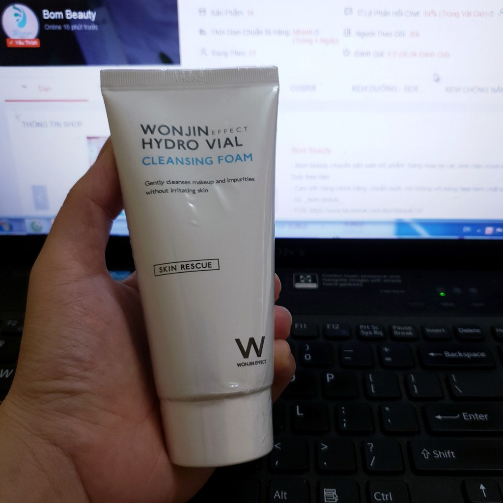 (thanh lý) Sữa Rửa Mặt Wonjin Effect Medi Hydro Vial Cleansing Foam 80ml | BigBuy360 - bigbuy360.vn