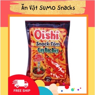 Bim Bim Snack Tôm Cay Oishi Đặc Biệt 35/40g-Ăn Vặt Sumo Snack