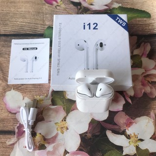 Tai Nghe i12 TWS Cảm ứng Vân tay - Tự động Kết Nối Bluetooth 5.0 Phụ kiện Nam Phong