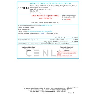 SỮA RỬA MẶT CENLIA (BẢN MỚI 2023)