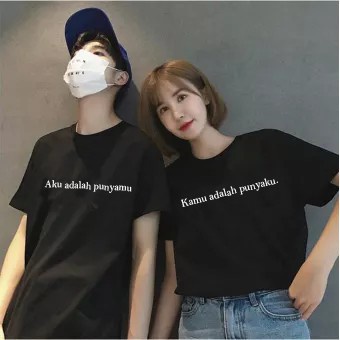 Áo Thun Đôi In Chữ Are Your Have Yoursel / Độc Đáo Size M-L-XL-XXL