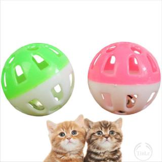 2 quả bóng chuông nhựa đồ chơi cho thú cưng 998