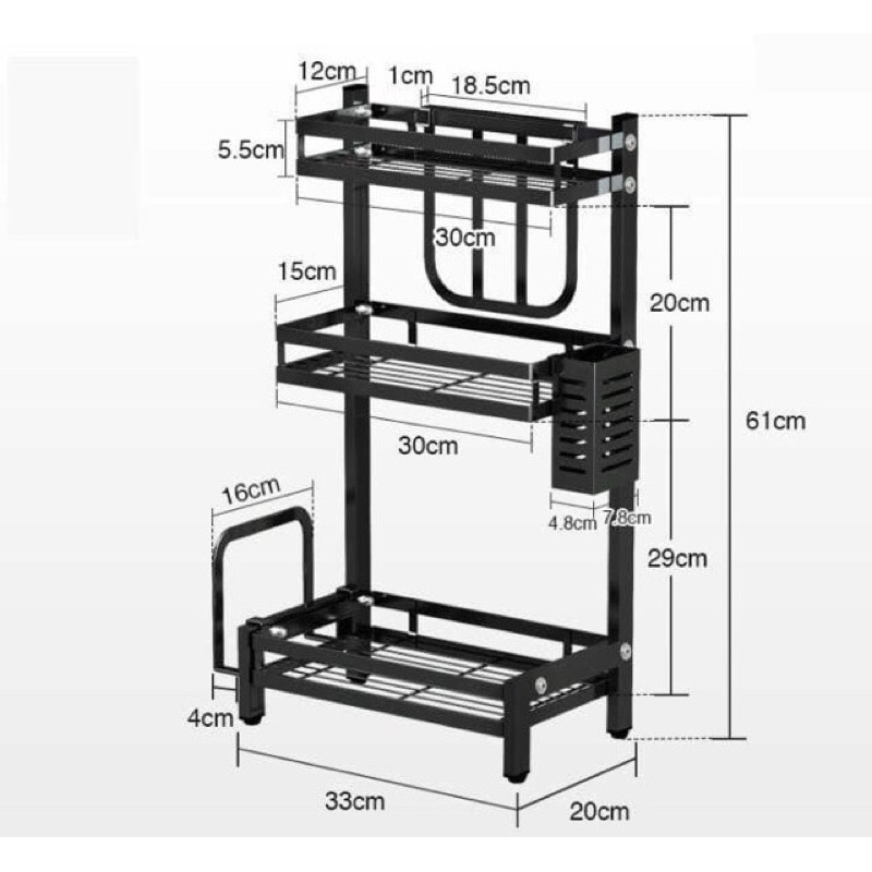 kệ gia vị, kệ để chai lọ | BigBuy360 - bigbuy360.vn