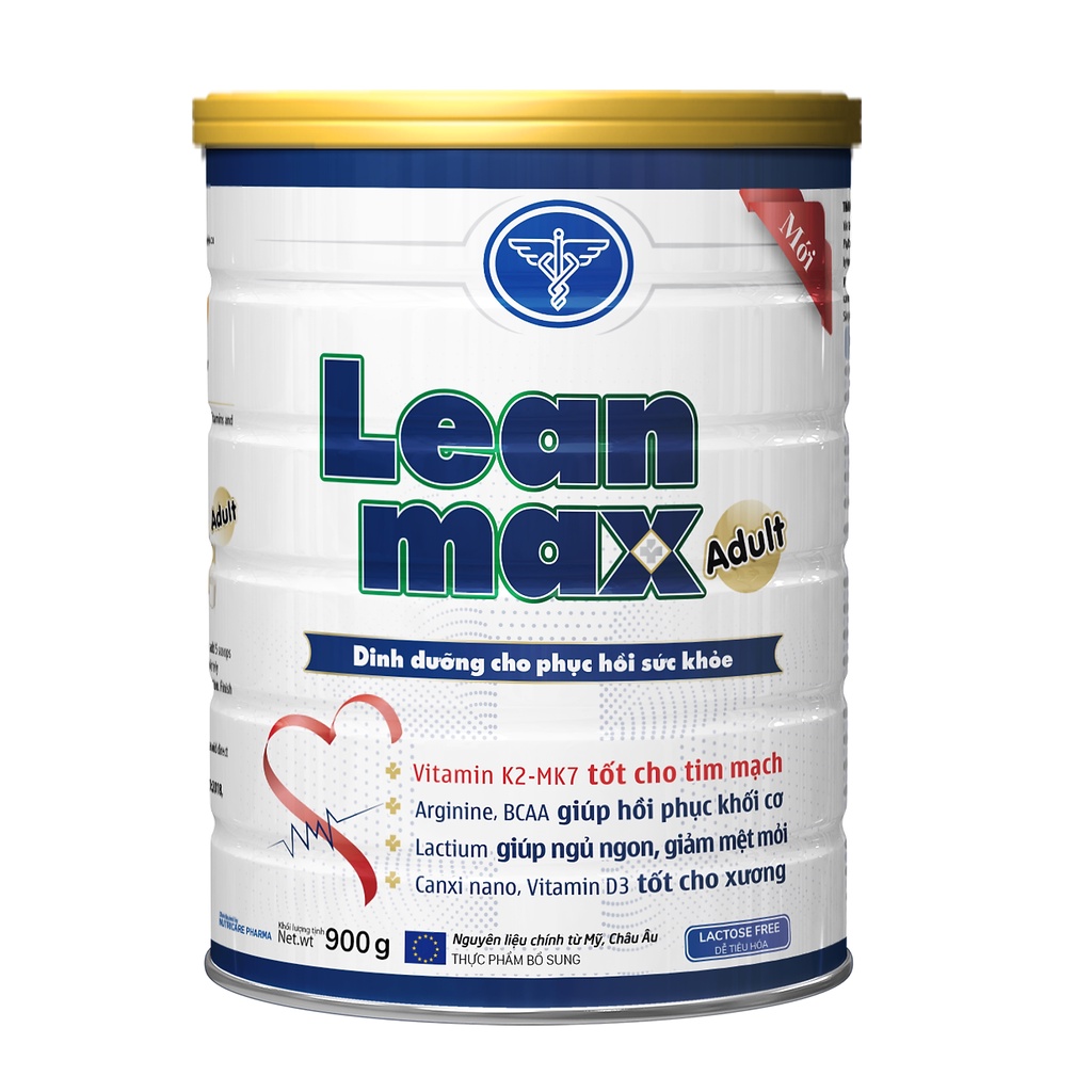 SỮA LEAN MAX Adult 900gr  Dinh Dưỡng Cho Người Bệnh