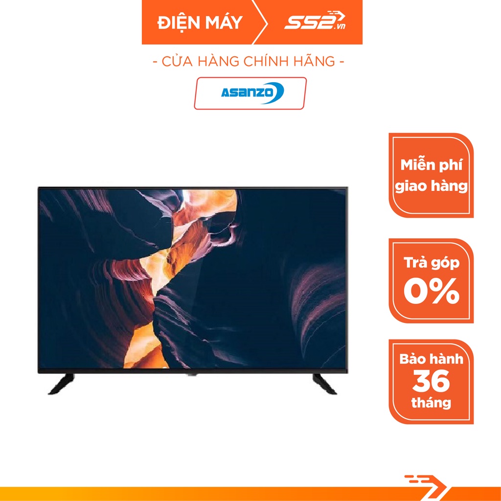 Tivi ASANZO 50U71 Smart Tv LED 4K Tv Android 50 Inch Điều Khiển Bằng Giọng Nói Đa Kết Nối - Bảo Hành Chính Hãng