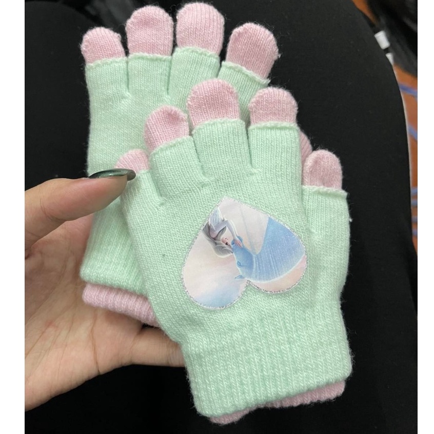 Set 2 đôi găng tay len cho bé trai, bé gái