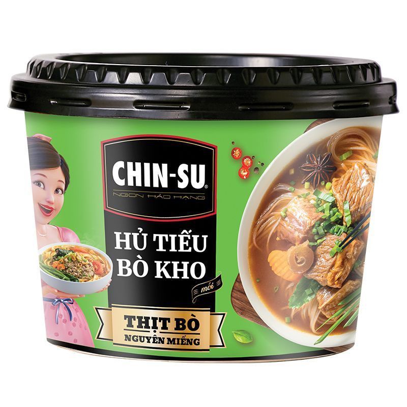 Bánh đa cua/hủ tiếu nam vang/hủ tiếu bò kho/miến gà Chinsu 129g