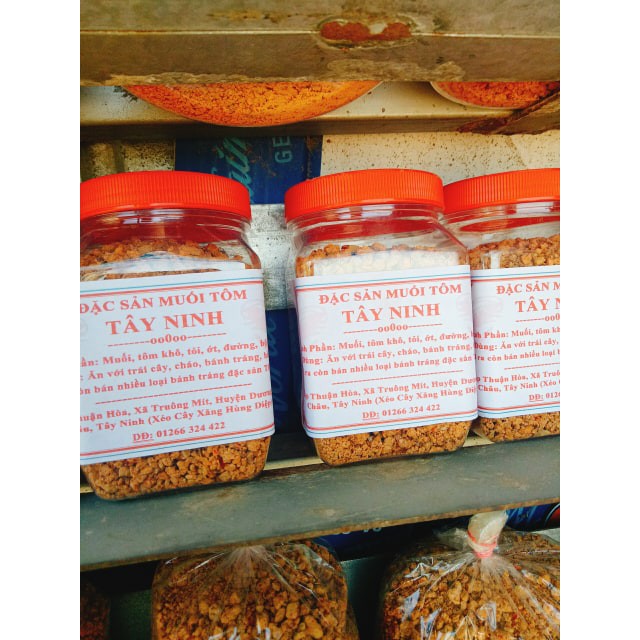Muối tôm Tây Ninh loại đặt biệt hủ