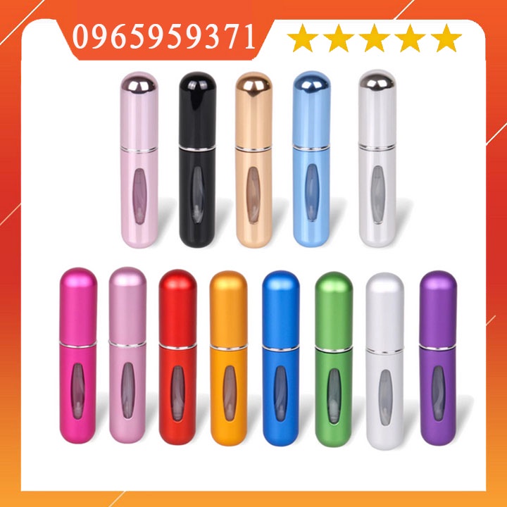Chai chiết nước hoa kim loại 5ml nhiều màu sắc 2