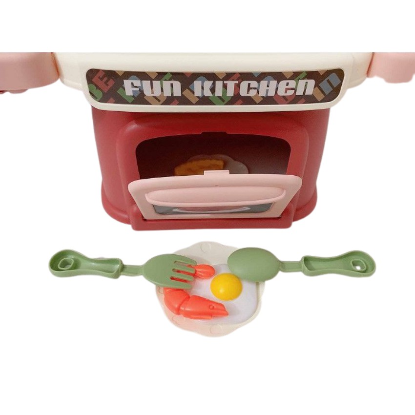 Đồ Chơi Bộ Bếp Nấu Ăn Fun Kitchen Cho Bé, Thiết Kế Sắc Sảo,Có Nhạc Và Sử Dụng Vòi Nước, Thiết Kế Ngộ Nghĩnh - SUMOSHOP68