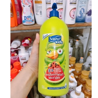 CHAI 1800ml Sữa Tắm-Gội-Xả Suave Kids 3 trong 1