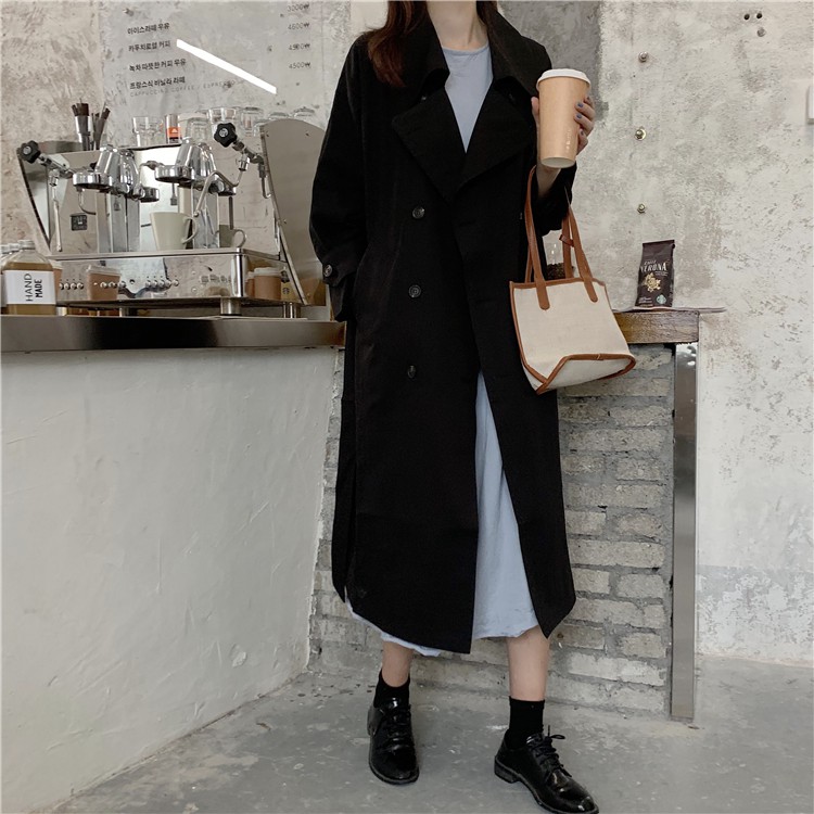 🌸Hàng Order🌸Áo Khoác Mangto Thu Đông Dáng Dài Phiên Bản Hàn Quốc🌸Kèm Ảnh Thật | BigBuy360 - bigbuy360.vn