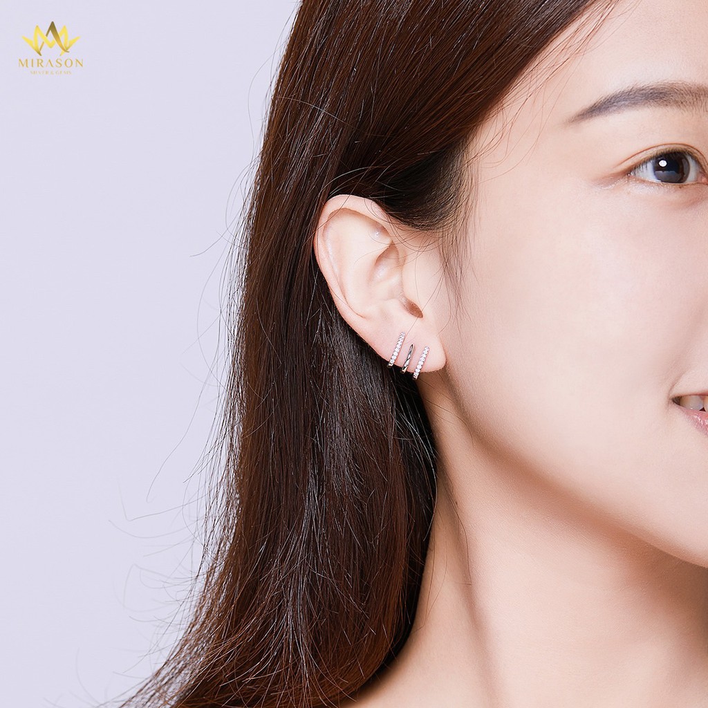 MIRASON - Bông Tai Bạc Nữ 925 Cao Cấp Phong Cách Hàn Quốc - MBT003