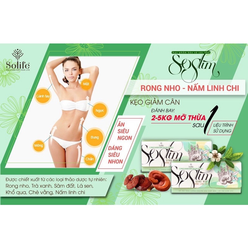Bí Quyết Làm Đẹp Tại Nhà 𝐆𝐈𝐀̉𝐌 𝐂𝐀̂𝐍 DỄ NHƯ ĂN 𝐊𝐄̣𝐎 Soslim- NGẠI GÌ KHÔNG THỬ ??Combo 3hộp 1.250