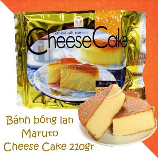 Bánh bông lan Maruto Cheese cake 210g - Nhật Bản