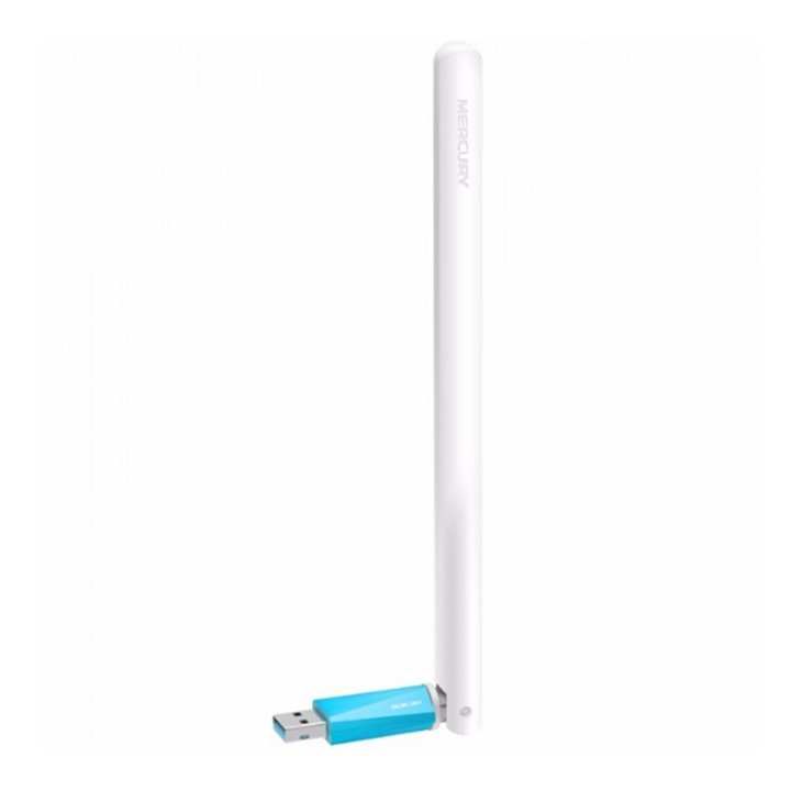 USB Wifi có râu thu sóng wifi dùng cho PC laptop Mercury MW150UH Phát sóng tăng cường bắt mạng không dây