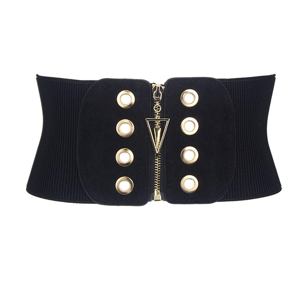 Thắt Lưng Khóa Kéo Hình Tam Giác Thời Trang Cho Nữ