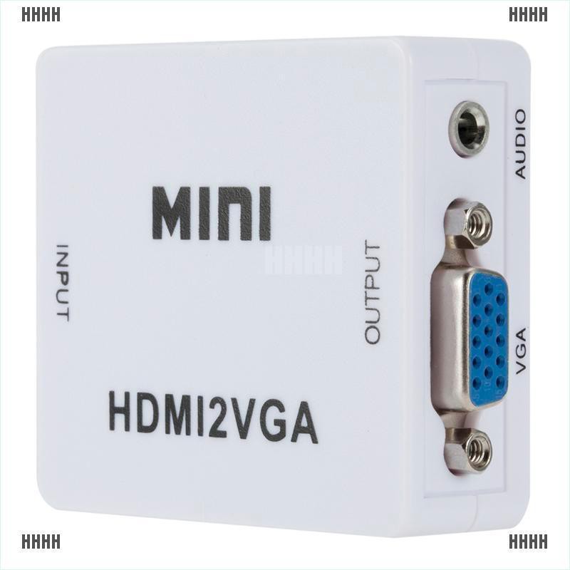 Hộp Chuyển Đổi Vga Sang Hdmi Full Hd Video 1080p Cho Pc Laptop Dvd Hdtv