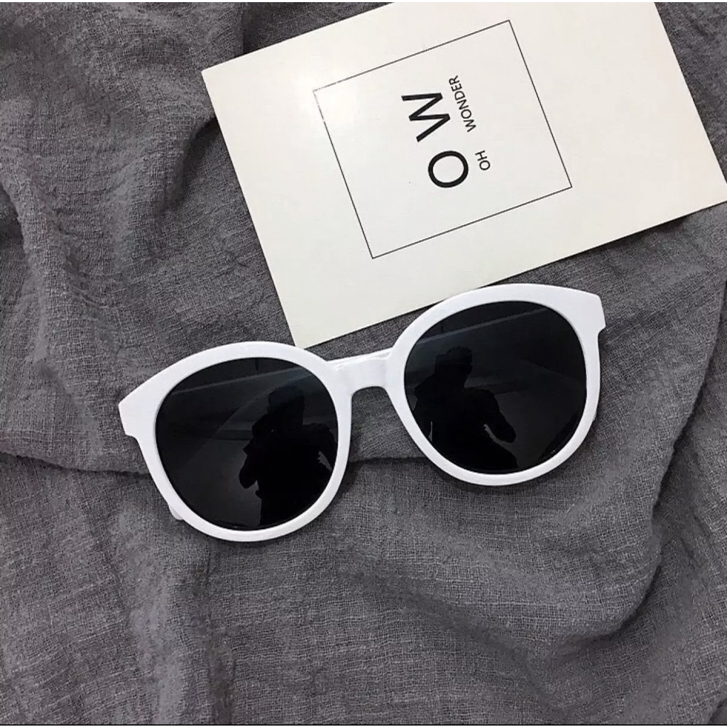 Kính Mắt Thời Trang Viền Trắng Sành Điệu Siêu Xinh V2_LOOK
