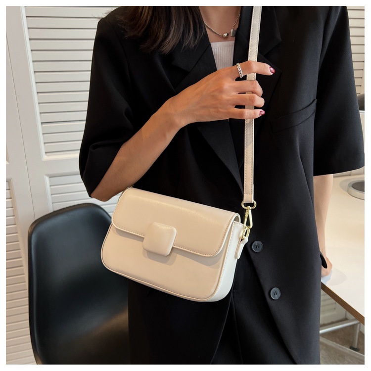 Túi Đeo JASMIN NOIR Chéo Bằng Da PU Có Khóa Cho Nữ