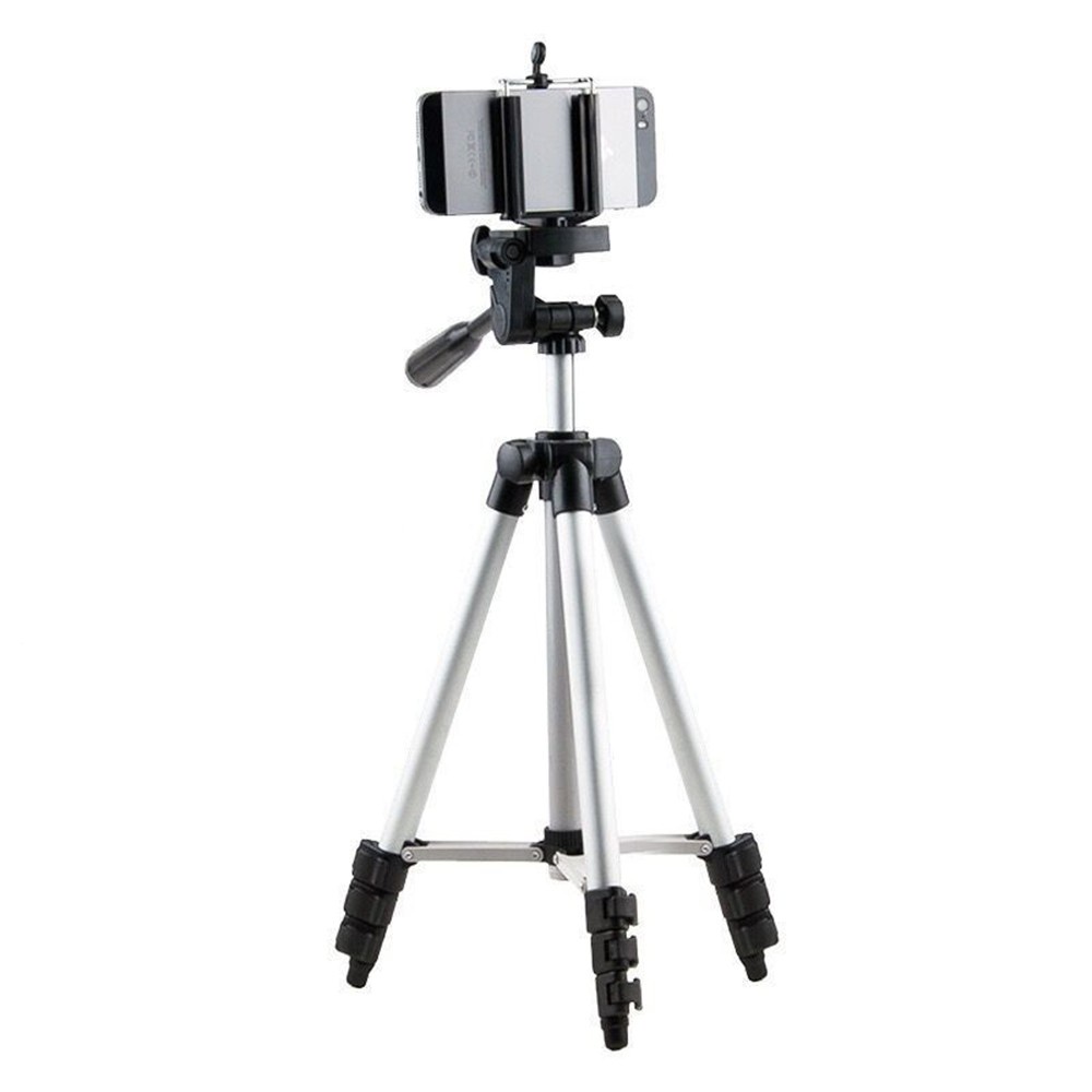 【Ready】 Portable Professional Adjustable Camera Tripod Stand Mount+Cell Phone Holder imercado