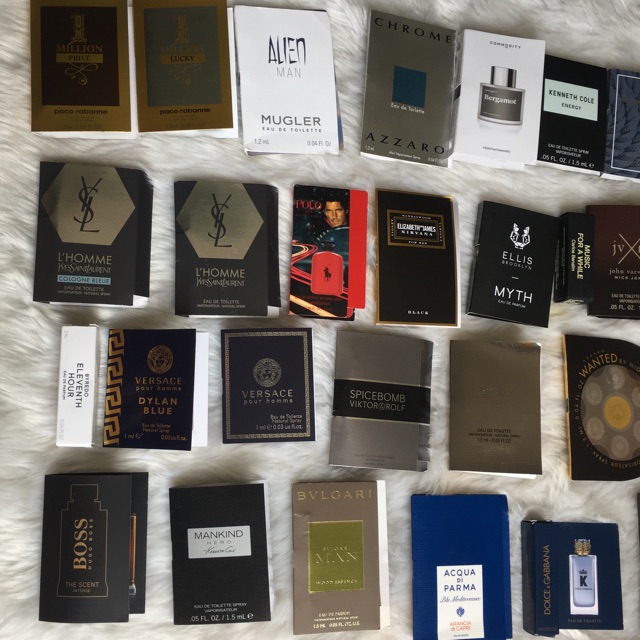 Vial nước hoa nam các hãng | Thế Giới Skin Care