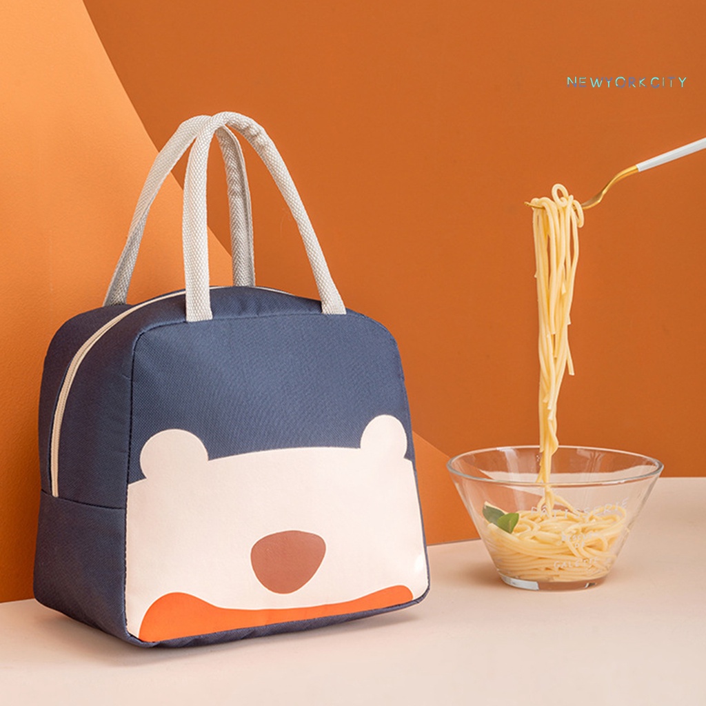 Túi Đựng Hộp Cơm Trưa NYC Lót Giấy Nhôm Dày Giữ Nhiệt Chống Thấm Nước