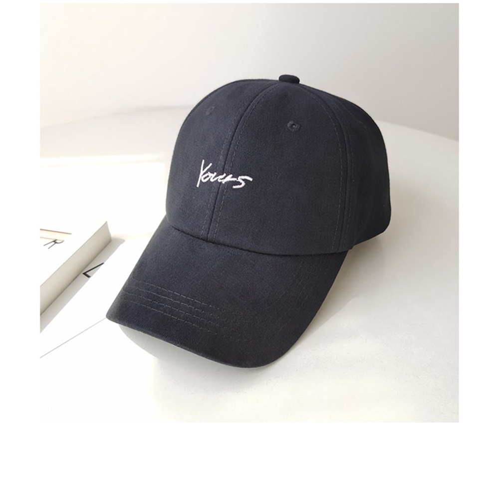 Mũ lưỡi trai ❤️ Nón kết thêu chữ phong cách Ulzzang form unisex phong cách nam nữ