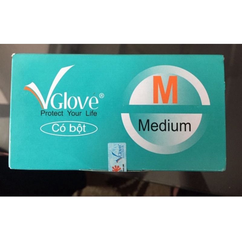 Găng tay y tế Vglove hộp 100 cái | BigBuy360 - bigbuy360.vn