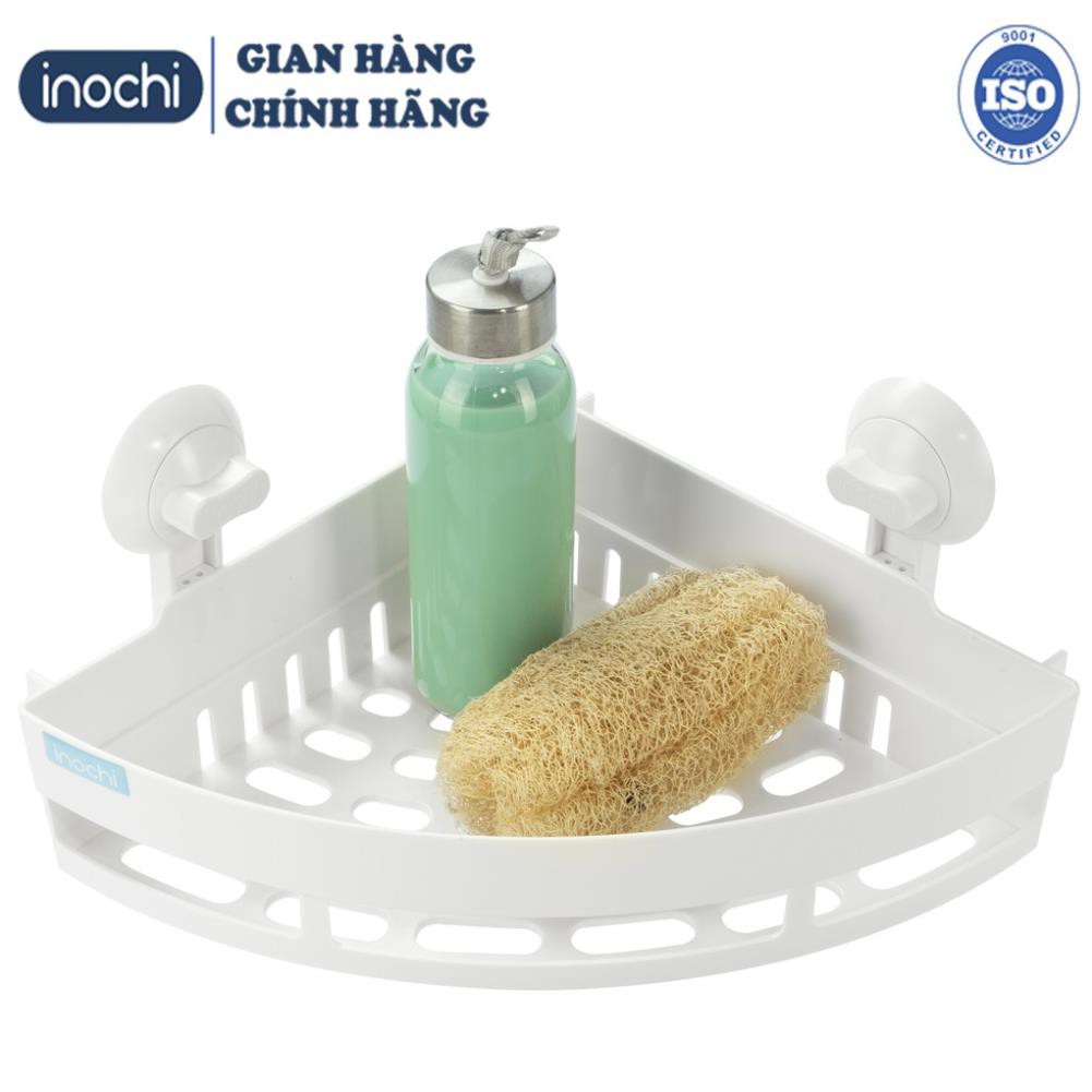 Kệ góc tường nhà tắm inochi nhựa dán tường cao cấp có hút chân không