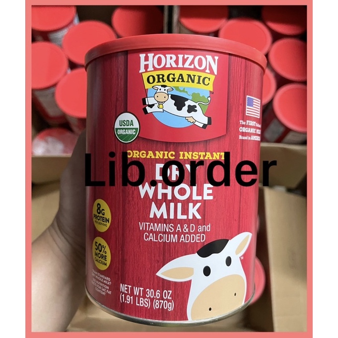Sữa tươi dạng bột Horizon 870g chính hãng Mỹ