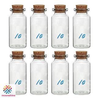 Bộ 8 Lọ Thủy Tinh Nút Bần Nhỏ 10ml