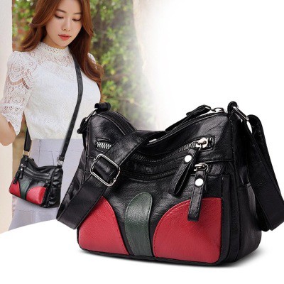 [Mã FAMAYWA2 giảm 10K đơn 50K] Túi Đeo Chéo - Túi Xách Tay Nữ Đỏ Đen Da Mềm Siêu Cấp - TDCND2 | BigBuy360 - bigbuy360.vn