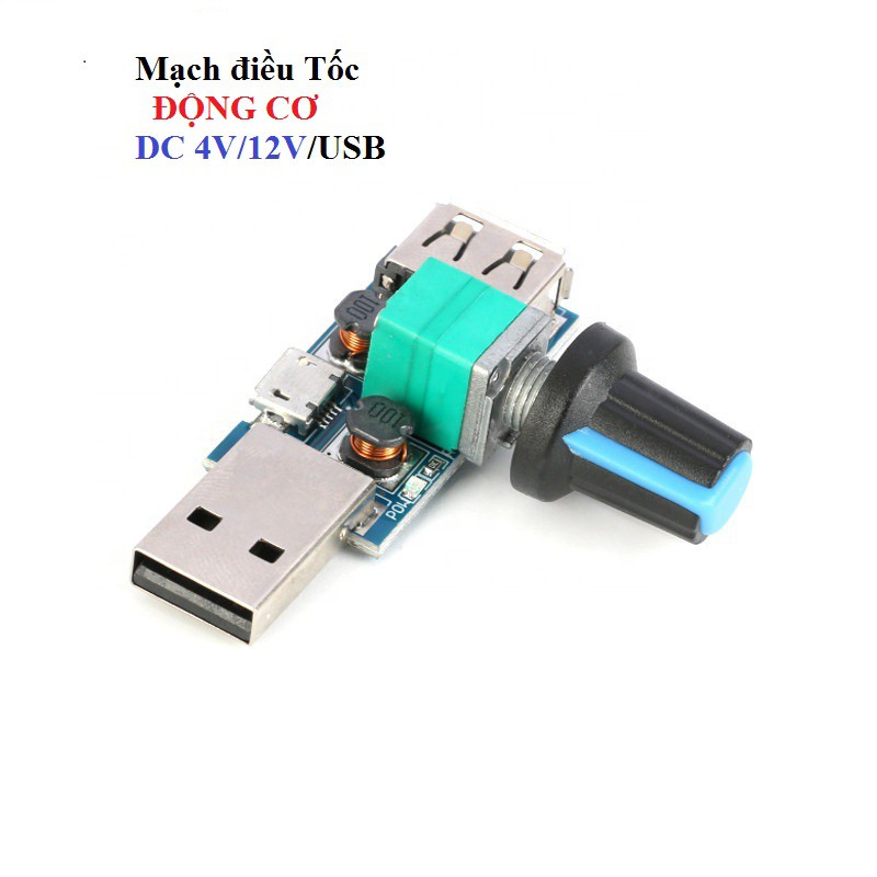 Mạch điều khiển tốc độ động cơ DC 4 ~ 12V