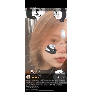Thuốc nhuộm tóc màu cam gạch