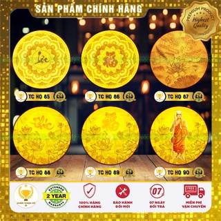 [Xưởng Tuyển Đại Lý] Đèn Thờ Hào Quang Trúc Chỉ In Tròn Mẫu 85-90 | Thiết Kế Cao Cấp Chuẩn Phong Thủy |
