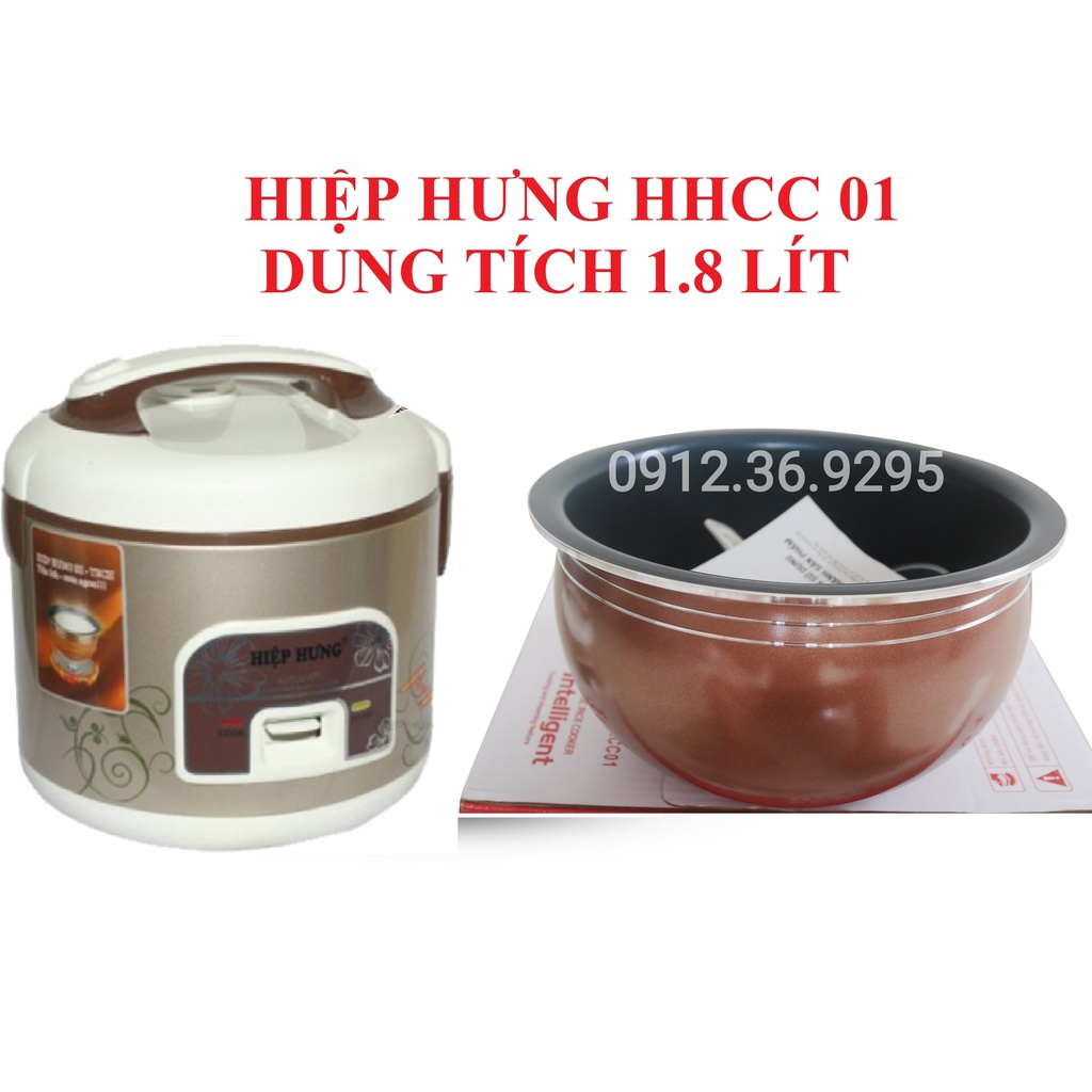 Nồi Cơm Điện Cao Cấp Hiệp Hưng HHCC Tặng Kèm Xửng Hấp, Bảo Hành Chính Hãng