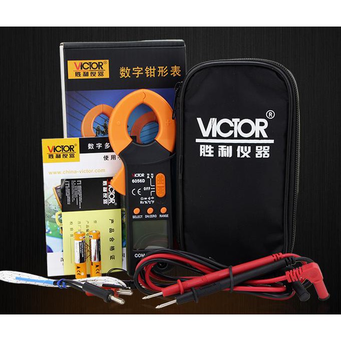 Ampe kìm vạn năng Victor 6056D đo dòng AC-DC(loại tốt)