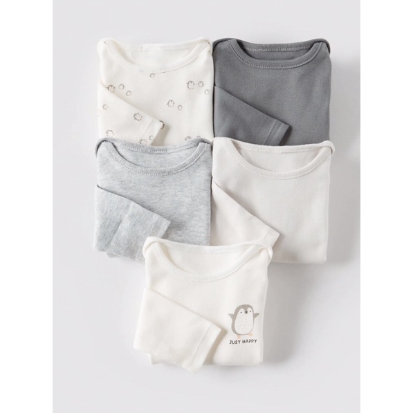 {Size 3/6m} Bodysuit cotton organic ZA.RA cực đẹp(chọn mẫu)