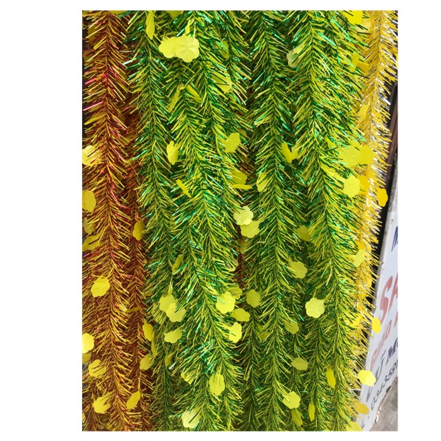 Combo 5 Dây kim tuyến trang trí phối màu loại đẹp dài 1,5m