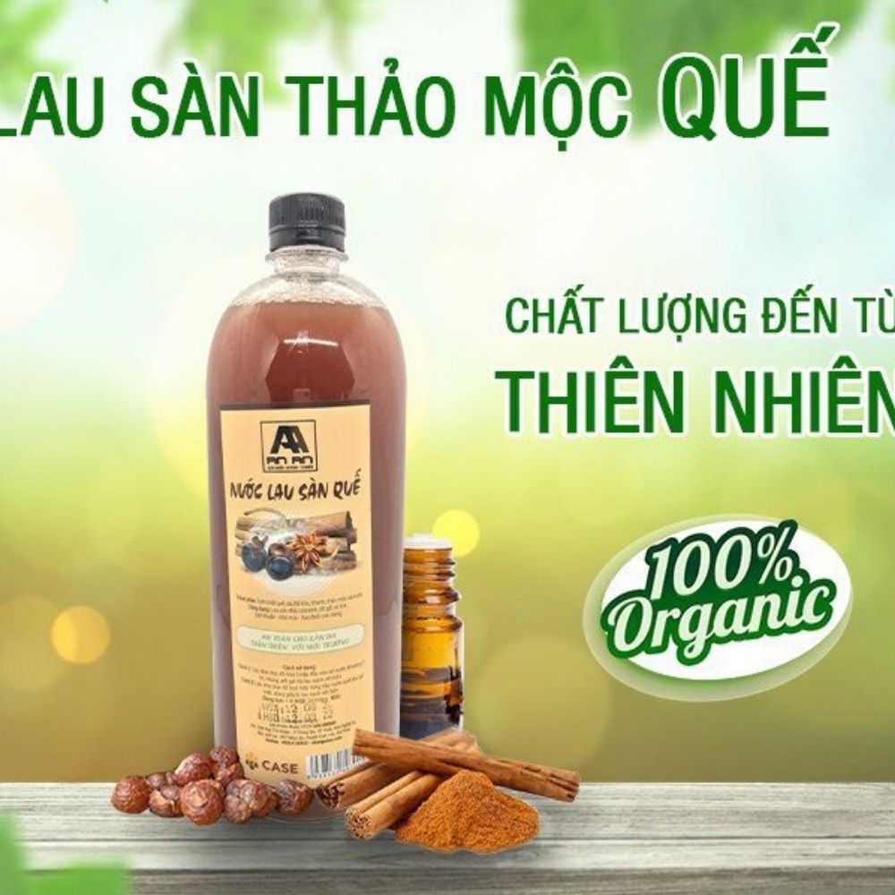 Nước lau sàn sả chanh lau sàn gỗ lau sàn nhà hương quế hữu cơ đuổi muỗi an - ảnh sản phẩm 9