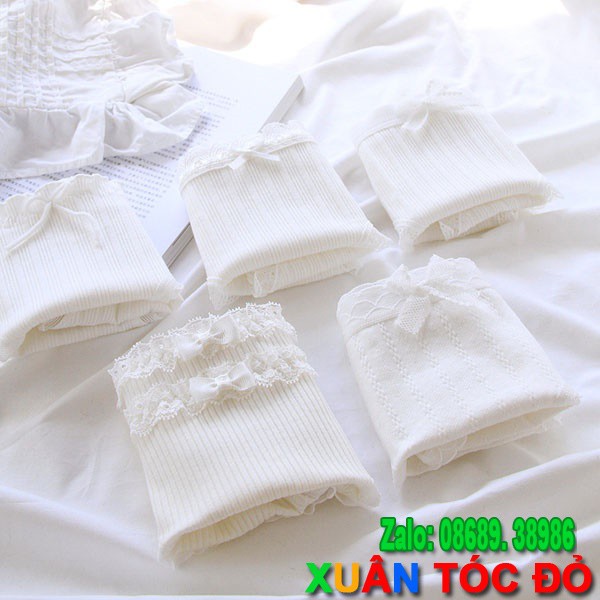 SỈ ZALO RẺ HƠN NHIỀU_ Quần Lót 5 Kiểu Nơ Màu Trắng Cực Xinh 5093 | BigBuy360 - bigbuy360.vn