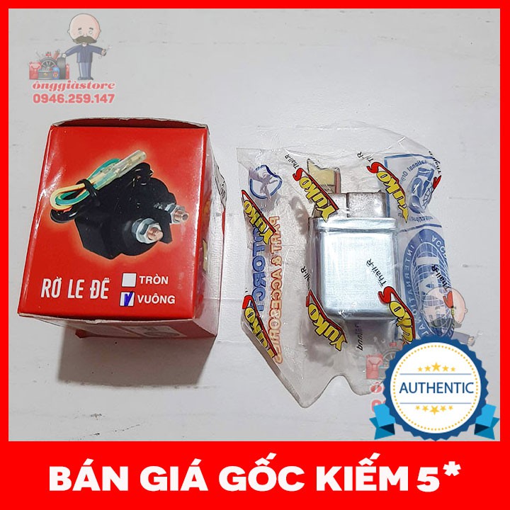 RƠ LÊ ĐỀ VUÔNG  XE MÁY KIM LOẠI CAO CẤP YUKOS THÁI LAN BH 6 THÁNG PT107