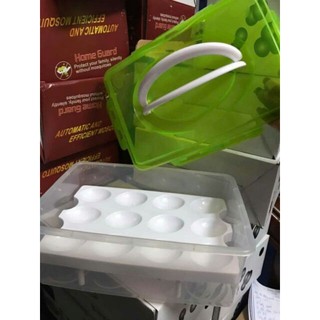Khay đựng trứng 2 tầng đựng được 24 quả tiện lợi
