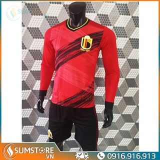 Bộ quần áo đá bóng Tuyển Bỉ Dài Tay 2019