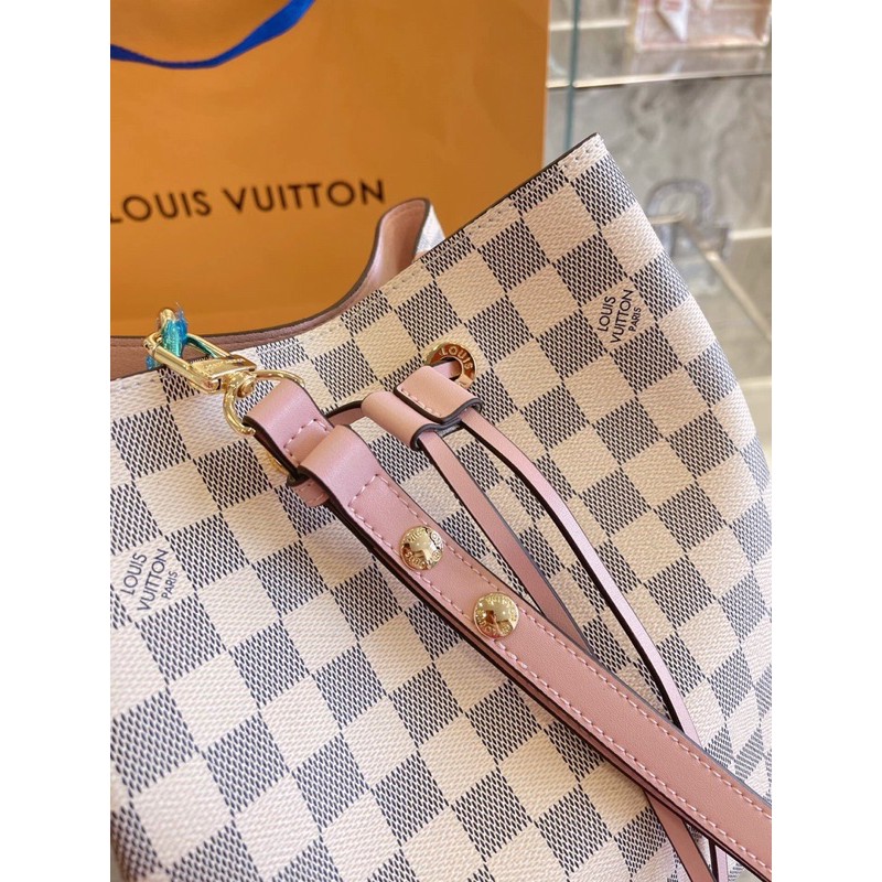 Túi tote, Túi xách nữ caro da thật thời trang cao cấp LV Louis Vuitton