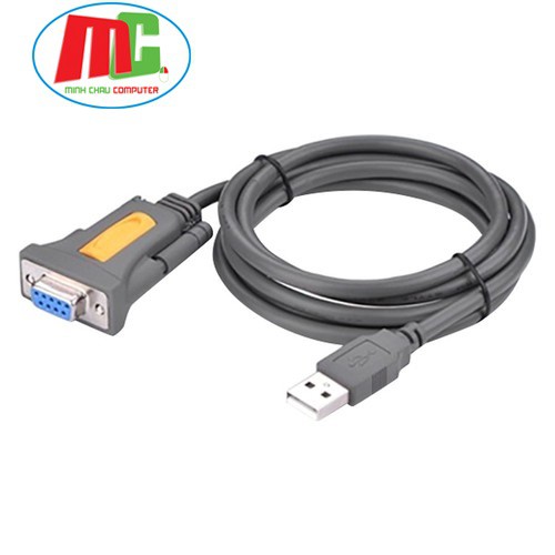 Cáp Chuyển Đổi USB Sang Com RS232 (DB9) Dài 1,5m UGREEN 20201 - Hàng Chính Hãng