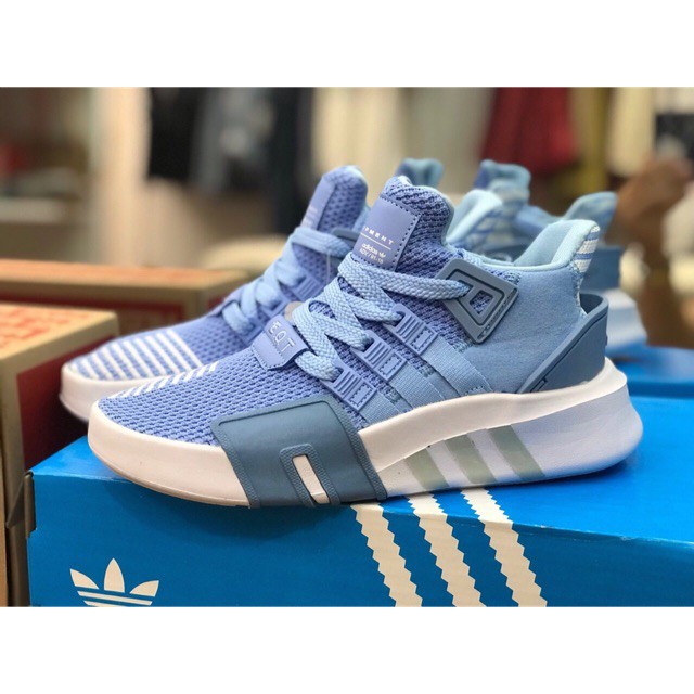 [Giá Ctv + Sỉ]  Giày Thể Thao Eqt 2018 Trắng Xanh - Thái Sneaker